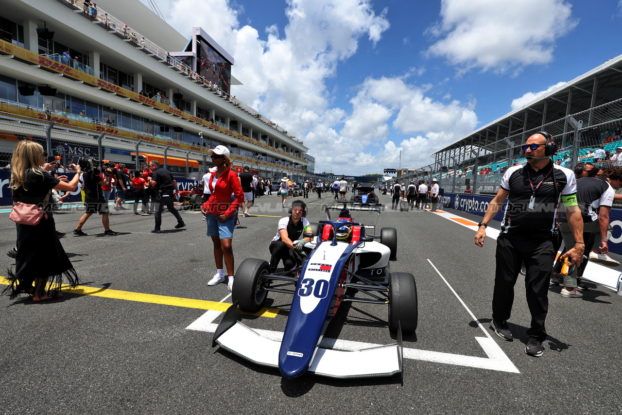 GP MIAMI, Nerea Marti (ESP) Campos Racing on the grid.

05.05.2024. FIA Formula Academy, Rd 2, Gara 2, Miami, Florida, USA, Domenica.

- www.xpbimages.com, EMail: requests@xpbimages.com Copyright: XPB Images