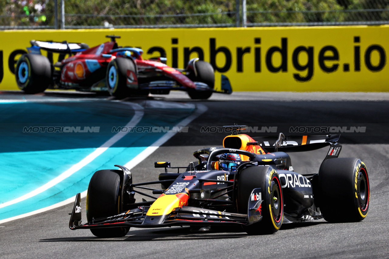 GP MIAMI, Max Verstappen (NLD) Red Bull Racing RB20.

05.05.2024. Formula 1 World Championship, Rd 6, Miami Grand Prix, Miami, Florida, USA, Gara Day.

 - www.xpbimages.com, EMail: requests@xpbimages.com © Copyright: Coates / XPB Images