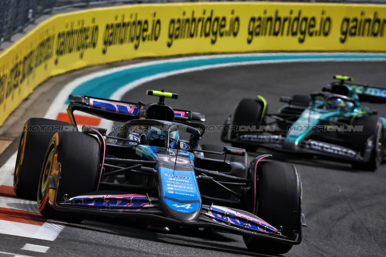 GP MIAMI, Pierre Gasly (FRA) Alpine F1 Team A524.

05.05.2024. Formula 1 World Championship, Rd 6, Miami Grand Prix, Miami, Florida, USA, Gara Day.

 - www.xpbimages.com, EMail: requests@xpbimages.com © Copyright: Coates / XPB Images