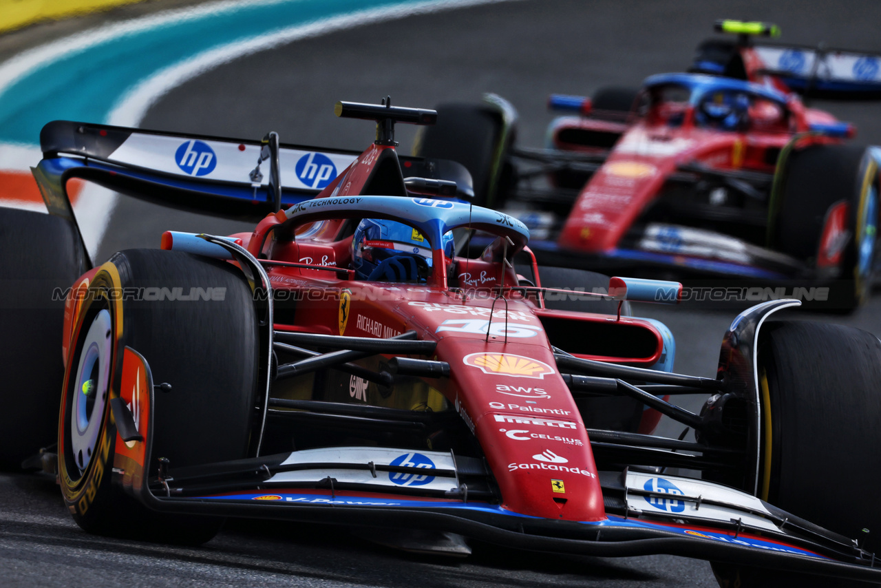 GP MIAMI, Charles Leclerc (MON) Ferrari SF-24.

05.05.2024. Formula 1 World Championship, Rd 6, Miami Grand Prix, Miami, Florida, USA, Gara Day.

 - www.xpbimages.com, EMail: requests@xpbimages.com © Copyright: Coates / XPB Images