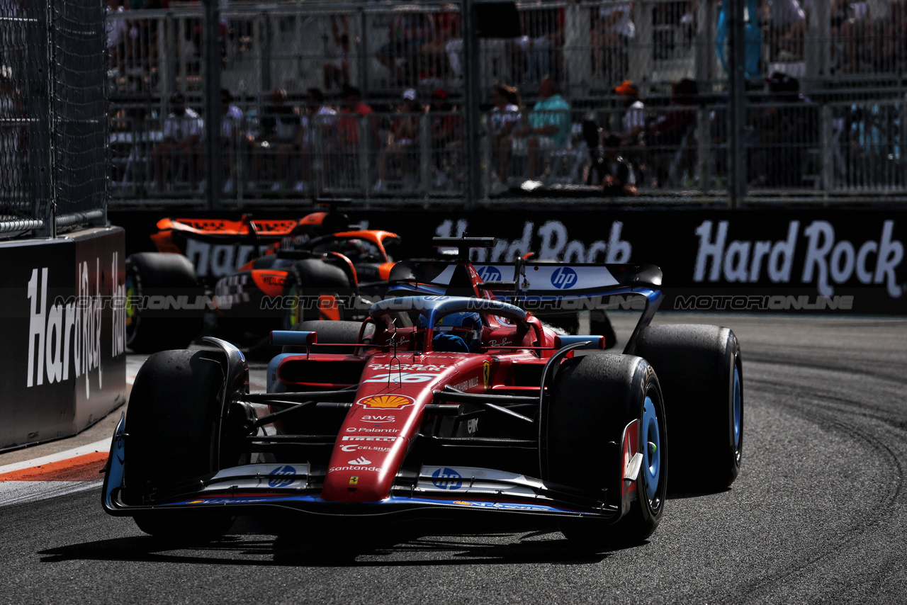 GP MIAMI, Charles Leclerc (MON) Ferrari SF-24.

05.05.2024. Formula 1 World Championship, Rd 6, Miami Grand Prix, Miami, Florida, USA, Gara Day.

 - www.xpbimages.com, EMail: requests@xpbimages.com © Copyright: Coates / XPB Images