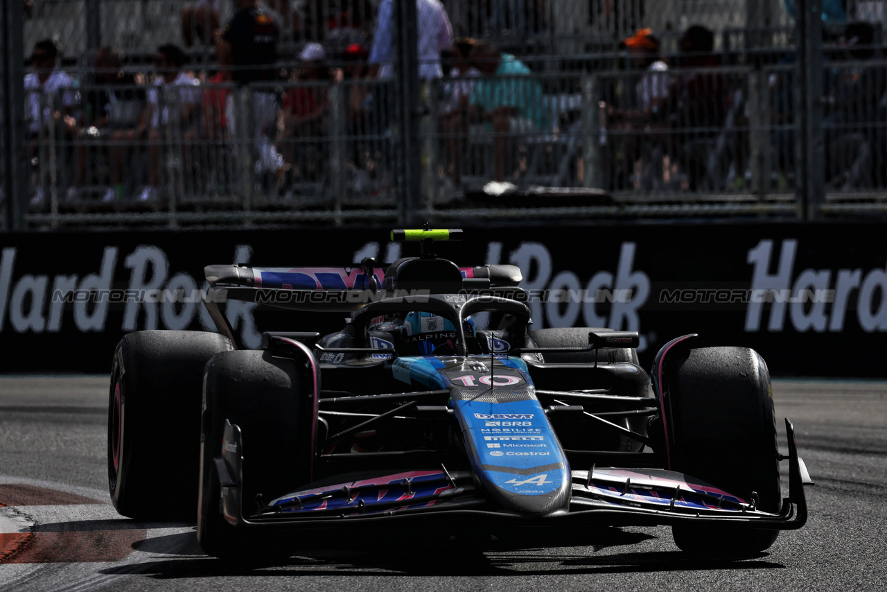 GP MIAMI, Pierre Gasly (FRA) Alpine F1 Team A524.

05.05.2024. Formula 1 World Championship, Rd 6, Miami Grand Prix, Miami, Florida, USA, Gara Day.

 - www.xpbimages.com, EMail: requests@xpbimages.com © Copyright: Coates / XPB Images