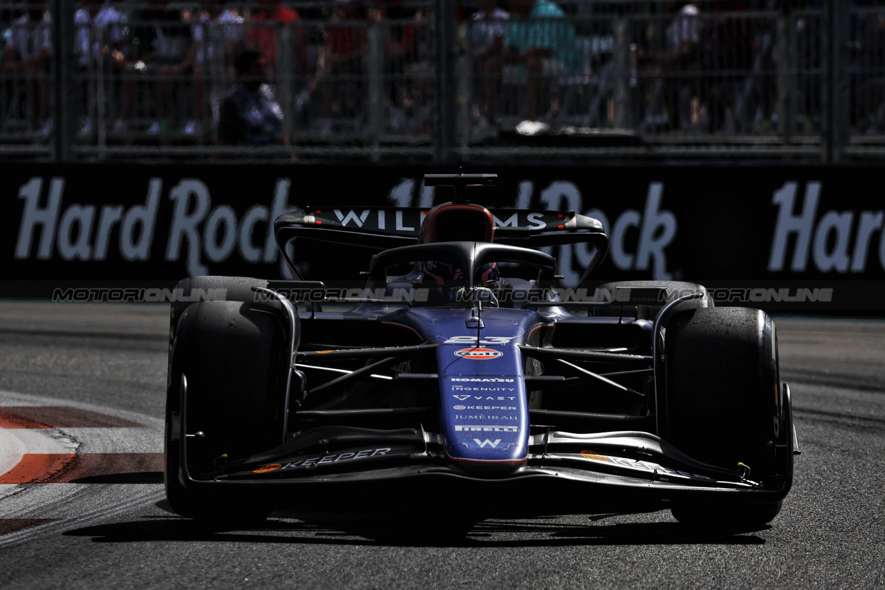 GP MIAMI, Alexander Albon (THA) Williams Racing FW46.

05.05.2024. Formula 1 World Championship, Rd 6, Miami Grand Prix, Miami, Florida, USA, Gara Day.

 - www.xpbimages.com, EMail: requests@xpbimages.com © Copyright: Coates / XPB Images