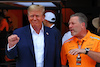 GP MIAMI, (L to R): Donald Trump (USA) Politician e Businesman with Zak Brown (USA) McLaren Executive Director.
05.05.2024. Formula 1 World Championship, Rd 6, Miami Grand Prix, Miami, Florida, USA, Gara Day.
 - www.xpbimages.com, EMail: requests@xpbimages.com © Copyright: Coates / XPB Images