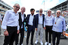 GP MIAMI, (L to R): Stefano Domenicali (ITA) Formula One President e CEO; 
Gianni Infantino (SUI) FIFA President; Mohammed Bin Sulayem (UAE) FIA President; Lawrence Stroll (CDN) Aston Martin F1 Team Investor; Greg Maffei (USA) Liberty Media Corporation President e Chief Executive Officer; e Piero Ferrari (ITA) Ferrari Vice-President, on the grid.
05.05.2024. Formula 1 World Championship, Rd 6, Miami Grand Prix, Miami, Florida, USA, Gara Day.
- www.xpbimages.com, EMail: requests@xpbimages.com © Copyright: Moy / XPB Images