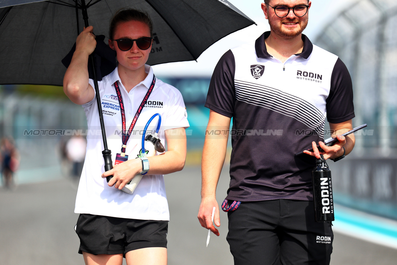 GP MIAMI, Jessica Edgar (GBR) Rodin Motorsport.

02.05.2024. FIA Formula Academy, Rd 2, Miami, Florida, USA, Giovedi'.

- www.xpbimages.com, EMail: requests@xpbimages.com Copyright: XPB Images