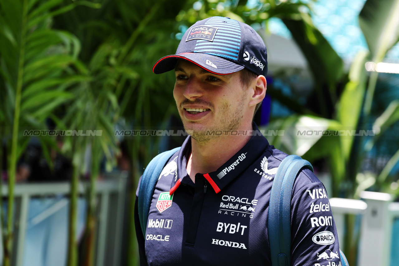 GP MIAMI, Max Verstappen (NLD) Red Bull Racing.

02.05.2024. Formula 1 World Championship, Rd 6, Miami Grand Prix, Miami, Florida, USA, Preparation Day.

- www.xpbimages.com, EMail: requests@xpbimages.com © Copyright: Moy / XPB Images