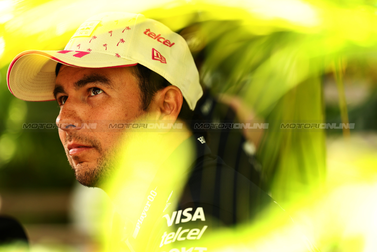 GP MIAMI, Sergio Perez (MEX) Red Bull Racing.

02.05.2024. Formula 1 World Championship, Rd 6, Miami Grand Prix, Miami, Florida, USA, Preparation Day.

 - www.xpbimages.com, EMail: requests@xpbimages.com © Copyright: Staley / XPB Images