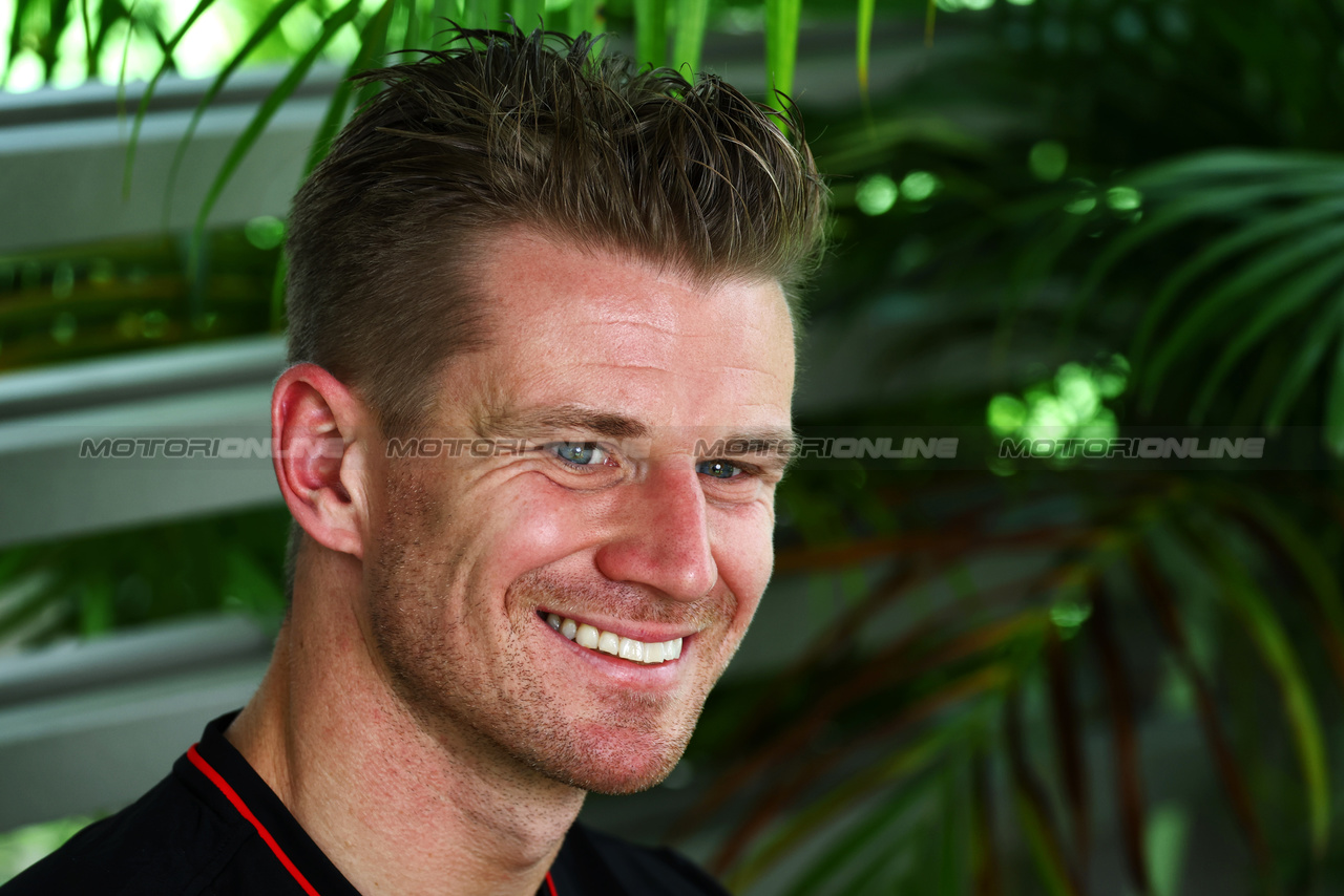 GP MIAMI, Nico Hulkenberg (GER) Haas F1 Team.

02.05.2024. Formula 1 World Championship, Rd 6, Miami Grand Prix, Miami, Florida, USA, Preparation Day.

 - www.xpbimages.com, EMail: requests@xpbimages.com © Copyright: Coates / XPB Images