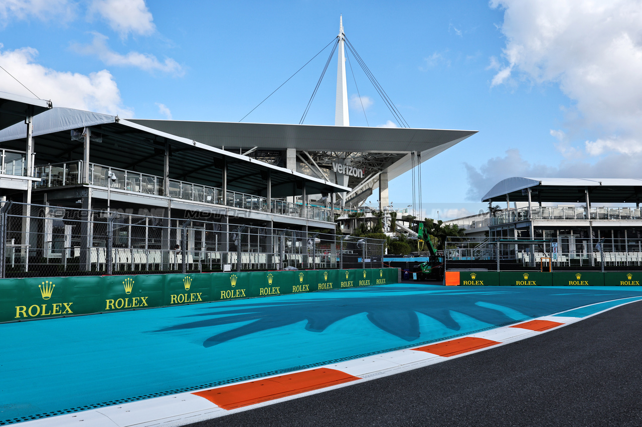 GP MIAMI, Circuit Atmosfera - track detail.

02.05.2024. Formula 1 World Championship, Rd 6, Miami Grand Prix, Miami, Florida, USA, Preparation Day.

- www.xpbimages.com, EMail: requests@xpbimages.com © Copyright: Moy / XPB Images