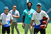 GP MIAMI, (L to R): Yuki Tsunoda (JPN) RB e Daniel Ricciardo (AUS) RB  play American football in the paddock.
02.05.2024. Formula 1 World Championship, Rd 6, Miami Grand Prix, Miami, Florida, USA, Preparation Day.
- www.xpbimages.com, EMail: requests@xpbimages.com © Copyright: Moy / XPB Images