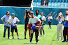 GP MIAMI, Daniel Ricciardo (AUS) RB plays American football in the paddock.
02.05.2024. Formula 1 World Championship, Rd 6, Miami Grand Prix, Miami, Florida, USA, Preparation Day.
- www.xpbimages.com, EMail: requests@xpbimages.com © Copyright: Moy / XPB Images