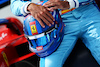GP MIAMI, The helmet of Carlos Sainz Jr (ESP) Ferrari - blue race suit. 02.05.2024. Formula 1 World Championship, Rd 6, Miami Grand Prix, Miami, Florida, USA, Preparation Day. - www.xpbimages.com, EMail: requests@xpbimages.com © Copyright: Charniaux / XPB Images