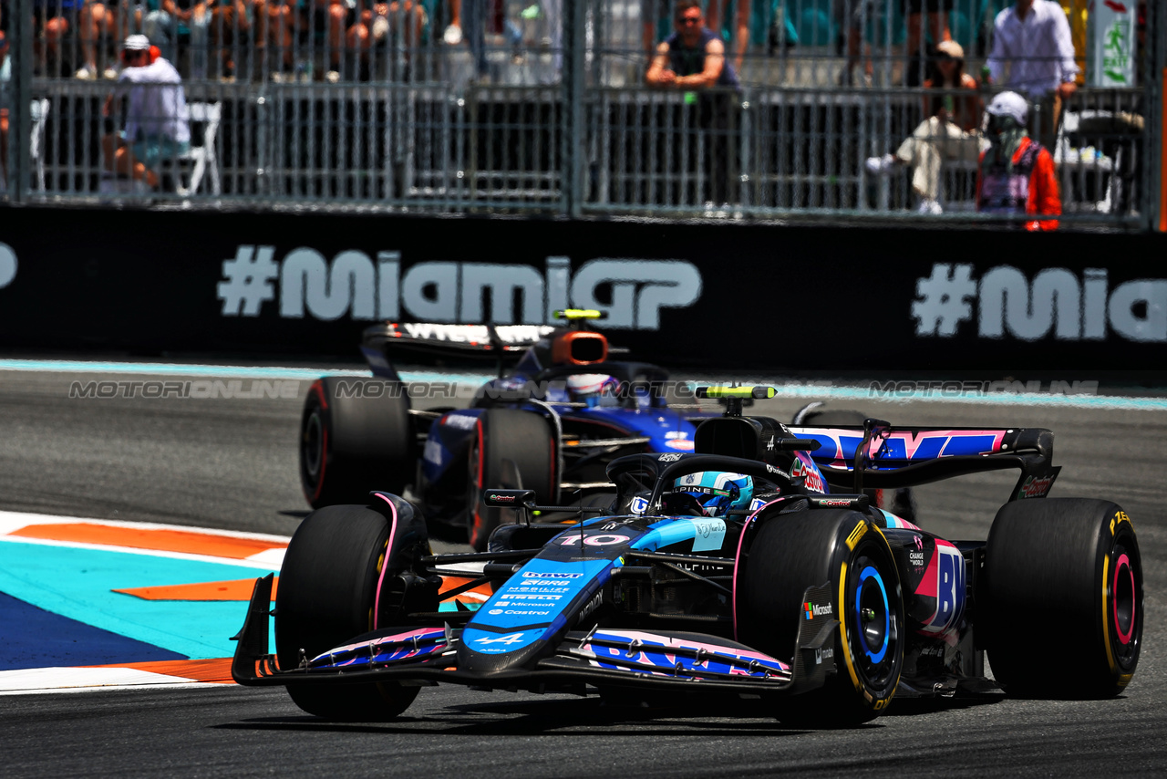 GP MIAMI, Pierre Gasly (FRA) Alpine F1 Team A524.

04.05.2024. Formula 1 World Championship, Rd 6, Miami Grand Prix, Miami, Florida, USA, Sprint e Qualifiche Day.

 - www.xpbimages.com, EMail: requests@xpbimages.com © Copyright: Staley / XPB Images