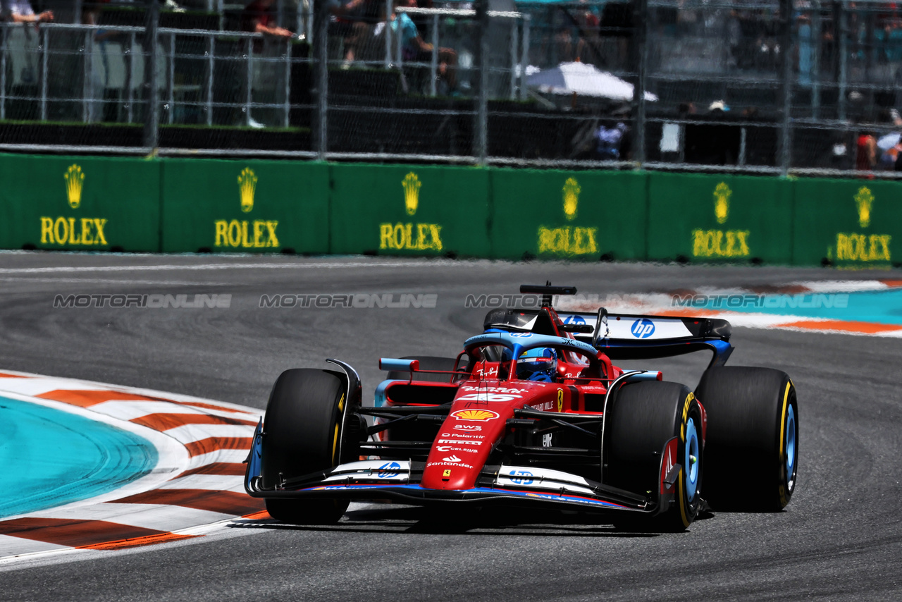 GP MIAMI, Charles Leclerc (MON) Ferrari SF-24.

04.05.2024. Formula 1 World Championship, Rd 6, Miami Grand Prix, Miami, Florida, USA, Sprint e Qualifiche Day.

- www.xpbimages.com, EMail: requests@xpbimages.com © Copyright: Moy / XPB Images