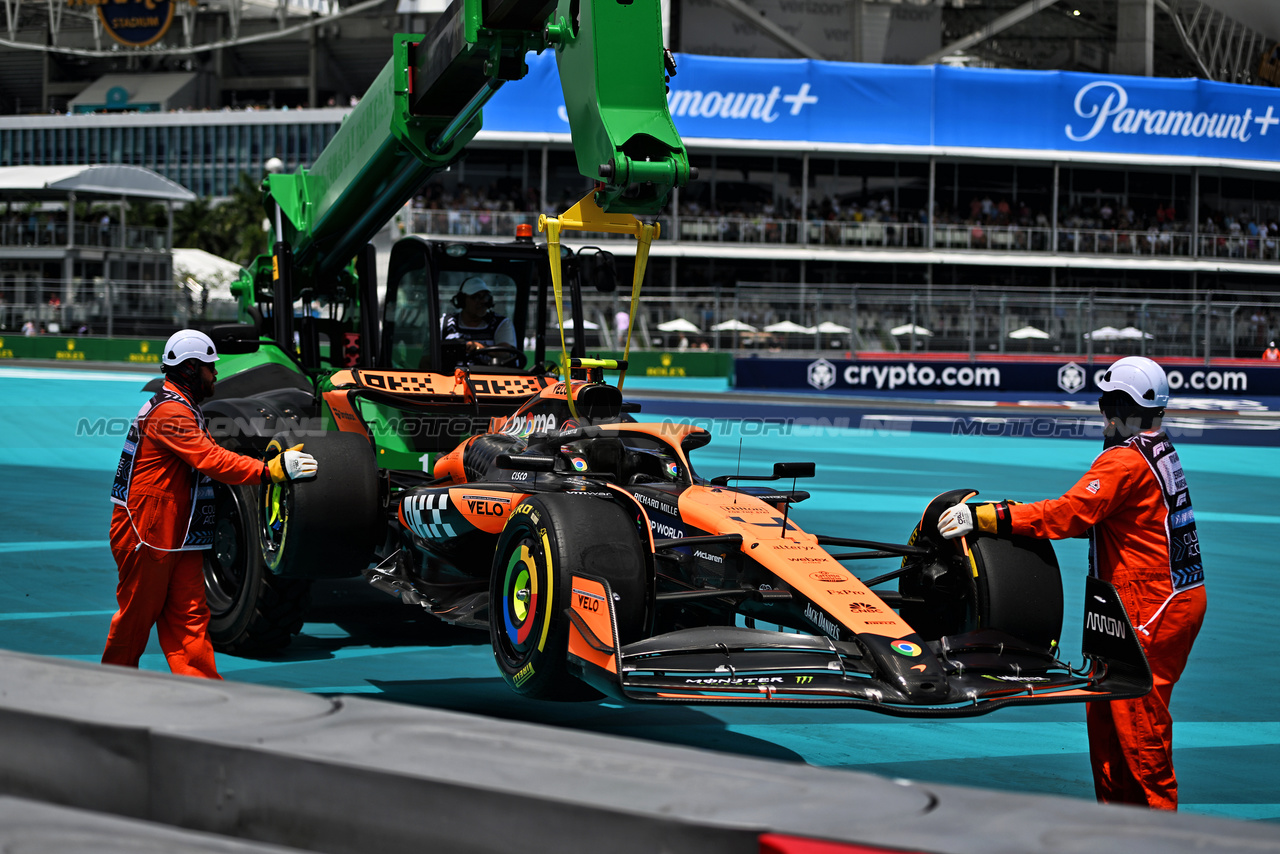 GP MIAMI, Lando Norris (GBR) McLaren MCL38 retired from Sprint.

04.05.2024. Formula 1 World Championship, Rd 6, Miami Grand Prix, Miami, Florida, USA, Sprint e Qualifiche Day.

- www.xpbimages.com, EMail: requests@xpbimages.com © Copyright: Price / XPB Images