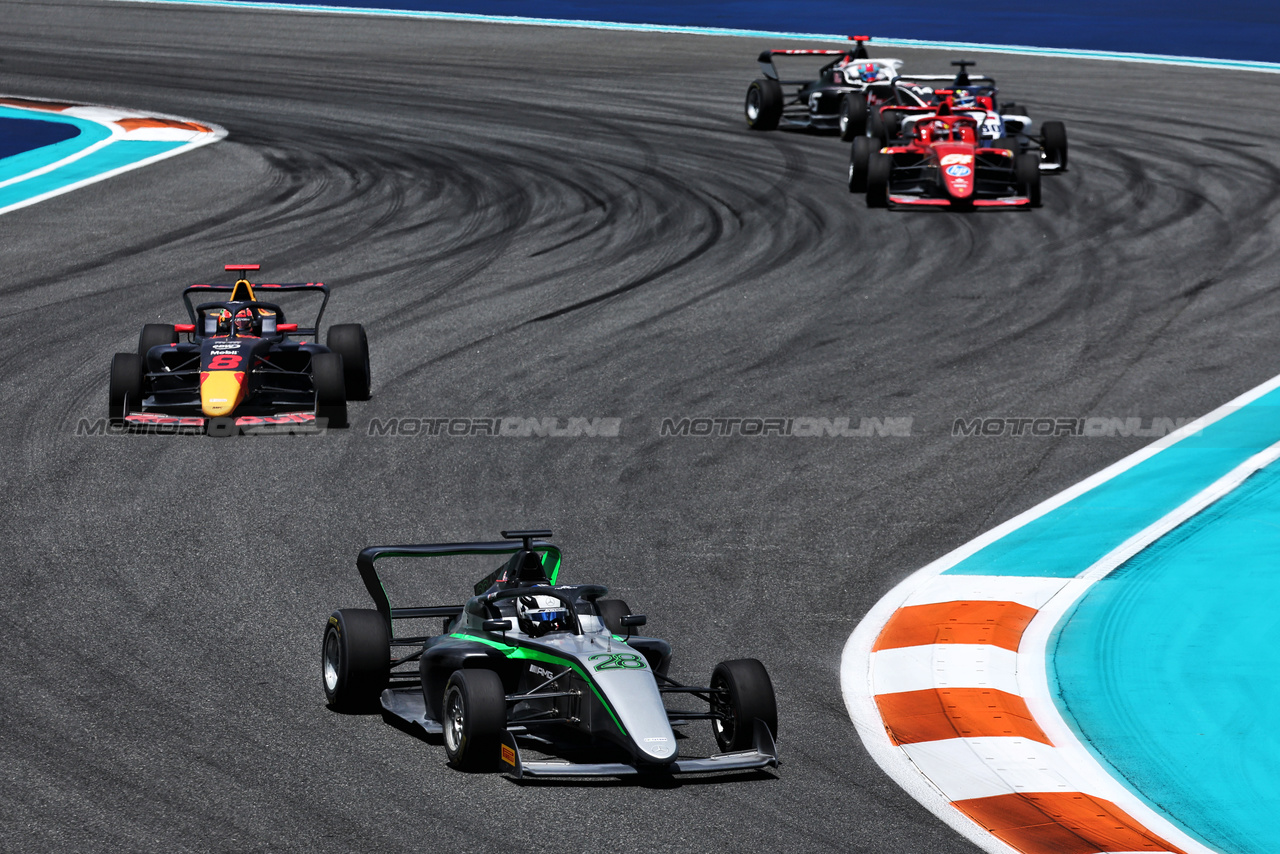 GP MIAMI, Doriane Pin (FRA) Prema Racing.

04.05.2024. FIA Formula Academy, Rd 2, Gara 1, Miami, Florida, USA, Saturday.

- www.xpbimages.com, EMail: requests@xpbimages.com Copyright: XPB Images