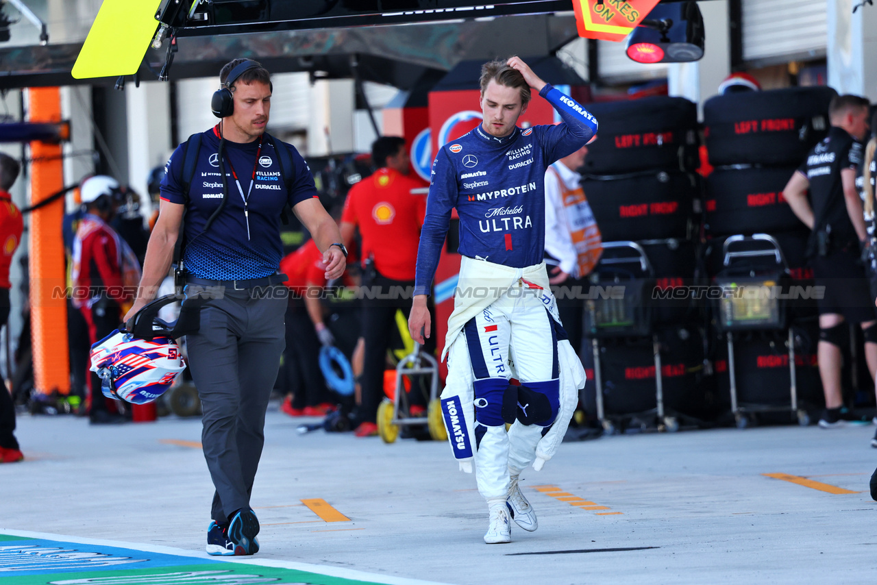 GP MIAMI, Logan Sargeant (USA) Williams Racing.

04.05.2024. Formula 1 World Championship, Rd 6, Miami Grand Prix, Miami, Florida, USA, Sprint e Qualifiche Day.

- www.xpbimages.com, EMail: requests@xpbimages.com © Copyright: Charniaux / XPB Images