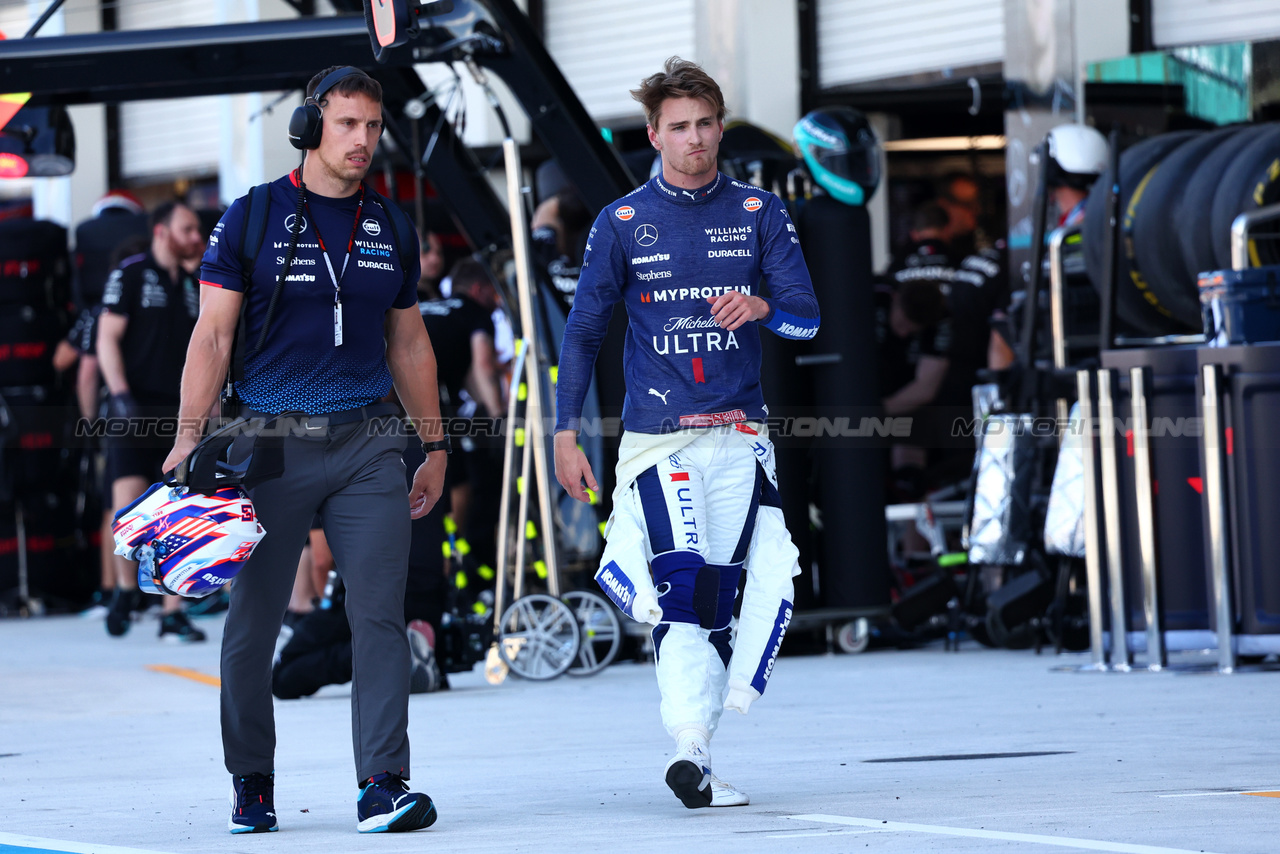 GP MIAMI, Logan Sargeant (USA) Williams Racing.

04.05.2024. Formula 1 World Championship, Rd 6, Miami Grand Prix, Miami, Florida, USA, Sprint e Qualifiche Day.

- www.xpbimages.com, EMail: requests@xpbimages.com © Copyright: Charniaux / XPB Images