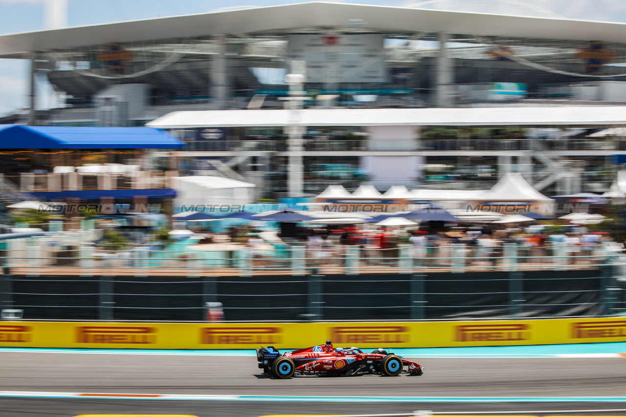 GP MIAMI, Charles Leclerc (MON) Ferrari SF-24.

04.05.2024. Formula 1 World Championship, Rd 6, Miami Grand Prix, Miami, Florida, USA, Sprint e Qualifiche Day.

- www.xpbimages.com, EMail: requests@xpbimages.com © Copyright: Bearne / XPB Images