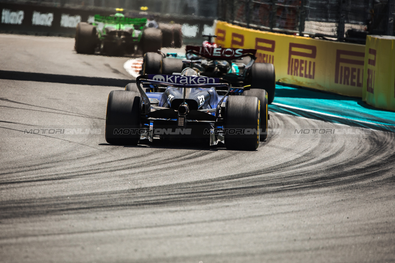 GP MIAMI, Alexander Albon (THA) Williams Racing FW46.

04.05.2024. Formula 1 World Championship, Rd 6, Miami Grand Prix, Miami, Florida, USA, Sprint e Qualifiche Day.

- www.xpbimages.com, EMail: requests@xpbimages.com © Copyright: Bearne / XPB Images