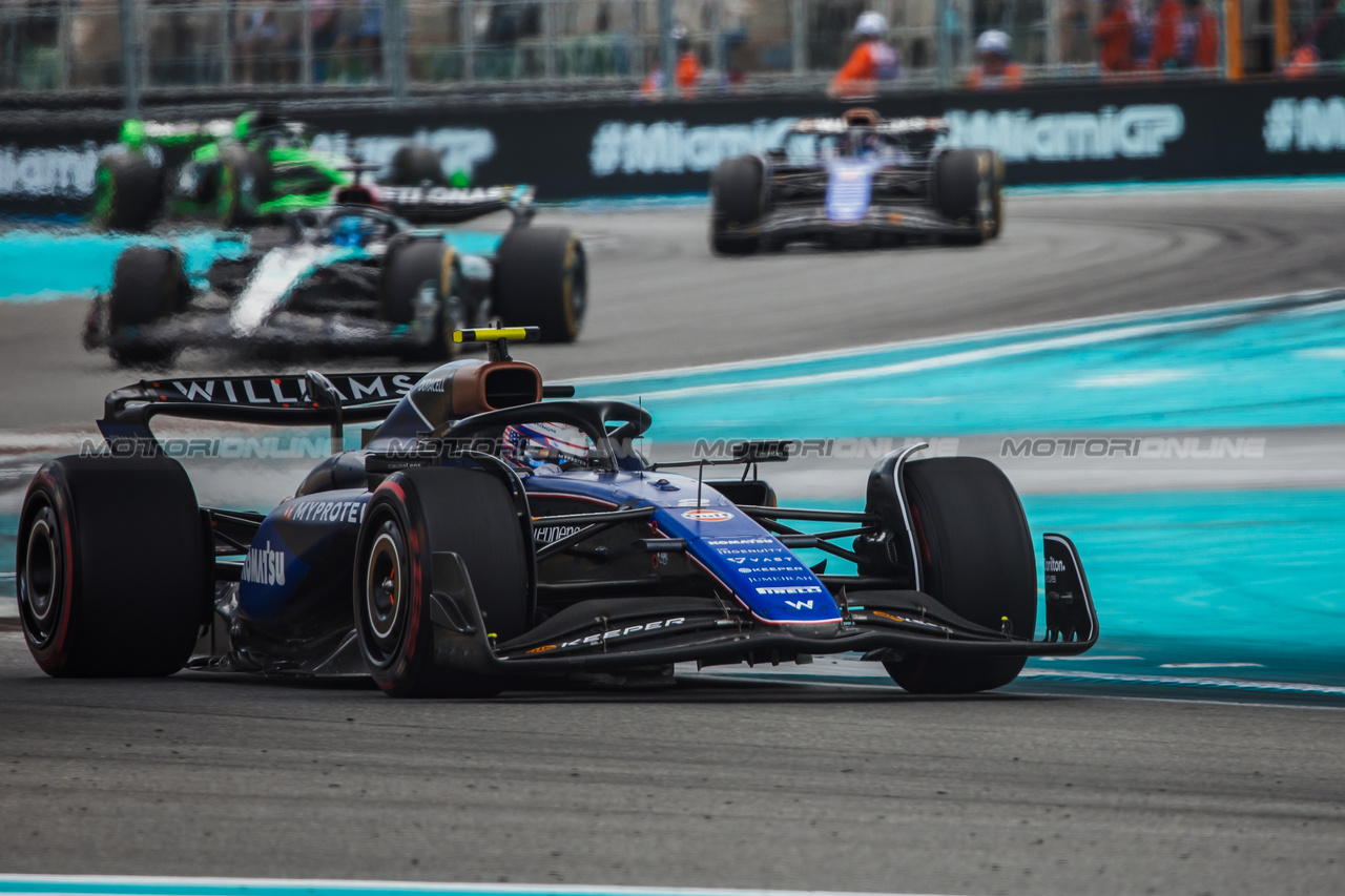 GP MIAMI, Logan Sargeant (USA) Williams Racing FW46.

04.05.2024. Formula 1 World Championship, Rd 6, Miami Grand Prix, Miami, Florida, USA, Sprint e Qualifiche Day.

- www.xpbimages.com, EMail: requests@xpbimages.com © Copyright: Bearne / XPB Images