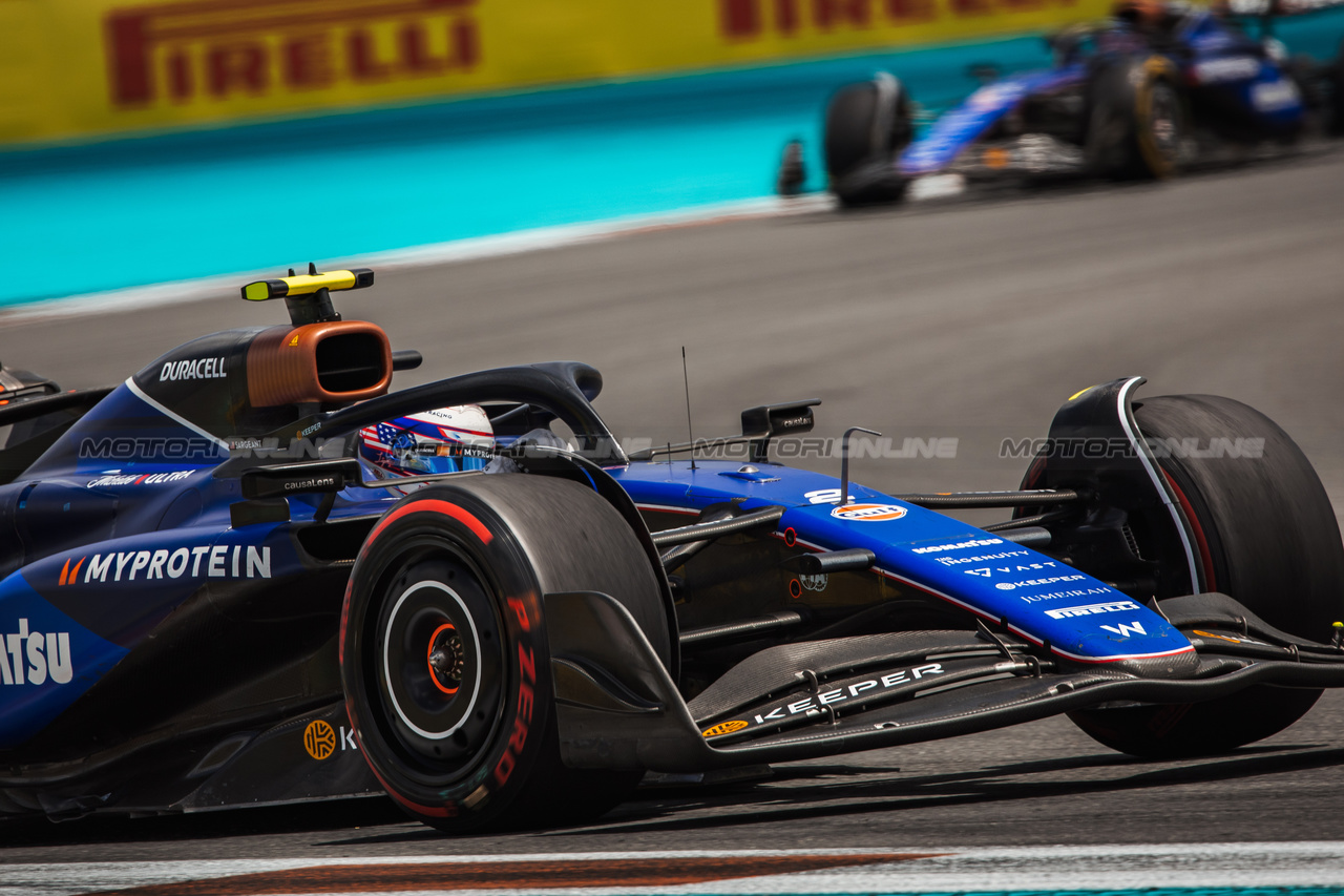 GP MIAMI, Logan Sargeant (USA) Williams Racing FW46.

04.05.2024. Formula 1 World Championship, Rd 6, Miami Grand Prix, Miami, Florida, USA, Sprint e Qualifiche Day.

- www.xpbimages.com, EMail: requests@xpbimages.com © Copyright: Bearne / XPB Images