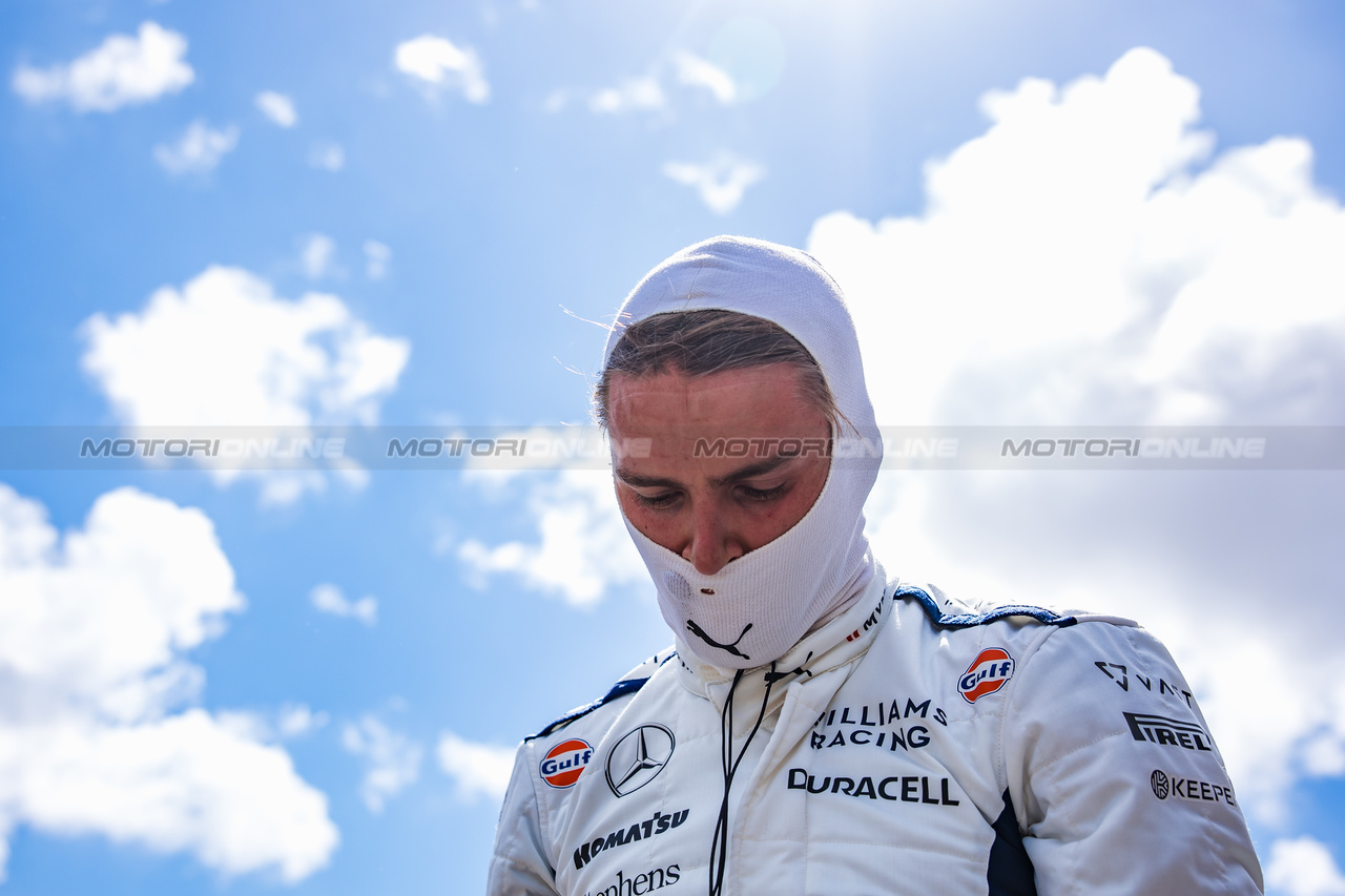 GP MIAMI, Logan Sargeant (USA) Williams Racing on the grid.

04.05.2024. Formula 1 World Championship, Rd 6, Miami Grand Prix, Miami, Florida, USA, Sprint e Qualifiche Day.

- www.xpbimages.com, EMail: requests@xpbimages.com © Copyright: Bearne / XPB Images