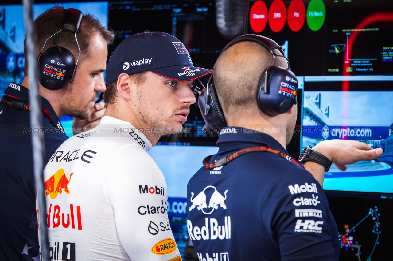 GP MIAMI, Max Verstappen (NLD) Red Bull Racing.

04.05.2024. Formula 1 World Championship, Rd 6, Miami Grand Prix, Miami, Florida, USA, Sprint e Qualifiche Day.

- www.xpbimages.com, EMail: requests@xpbimages.com © Copyright: Bearne / XPB Images