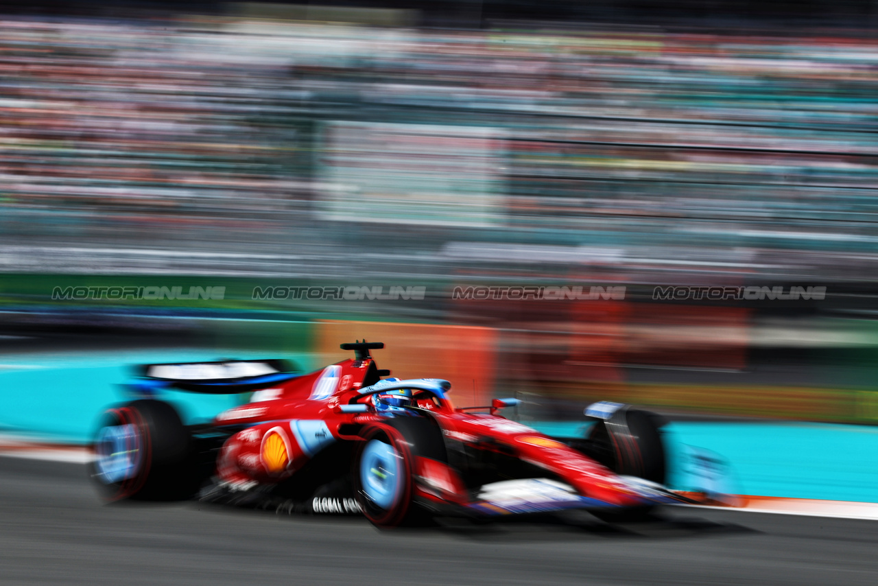 GP MIAMI, Charles Leclerc (MON) Ferrari SF-24.

04.05.2024. Formula 1 World Championship, Rd 6, Miami Grand Prix, Miami, Florida, USA, Sprint e Qualifiche Day.

- www.xpbimages.com, EMail: requests@xpbimages.com © Copyright: Moy / XPB Images