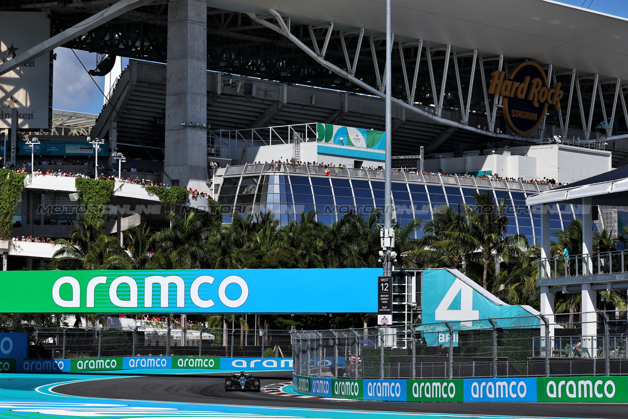 GP MIAMI, George Russell (GBR) Mercedes AMG F1 W15.

04.05.2024. Formula 1 World Championship, Rd 6, Miami Grand Prix, Miami, Florida, USA, Sprint e Qualifiche Day.

- www.xpbimages.com, EMail: requests@xpbimages.com © Copyright: Moy / XPB Images