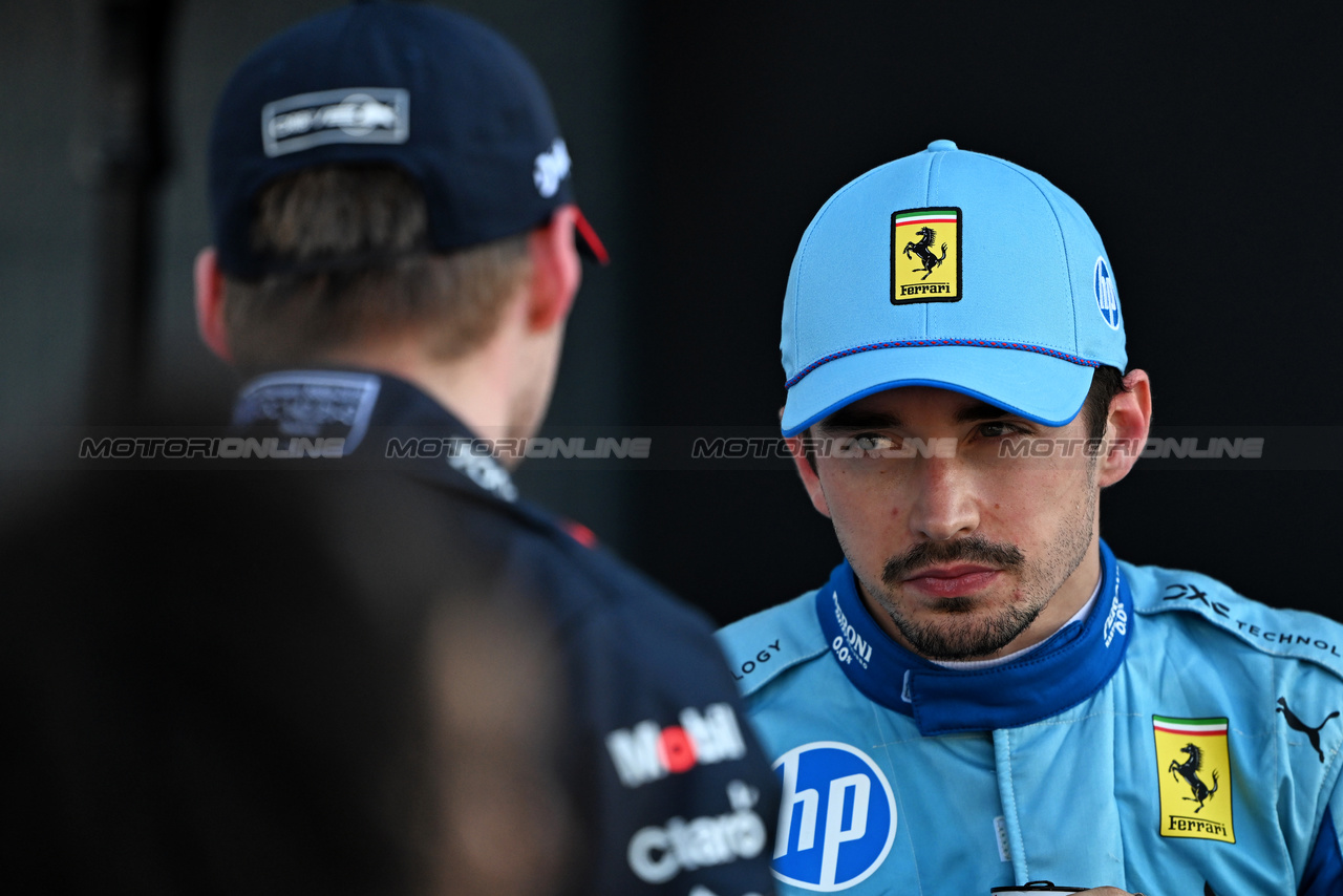 GP MIAMI, Charles Leclerc (MON) Ferrari in qualifying parc ferme.

04.05.2024. Formula 1 World Championship, Rd 6, Miami Grand Prix, Miami, Florida, USA, Sprint e Qualifiche Day.

- www.xpbimages.com, EMail: requests@xpbimages.com © Copyright: Price / XPB Images