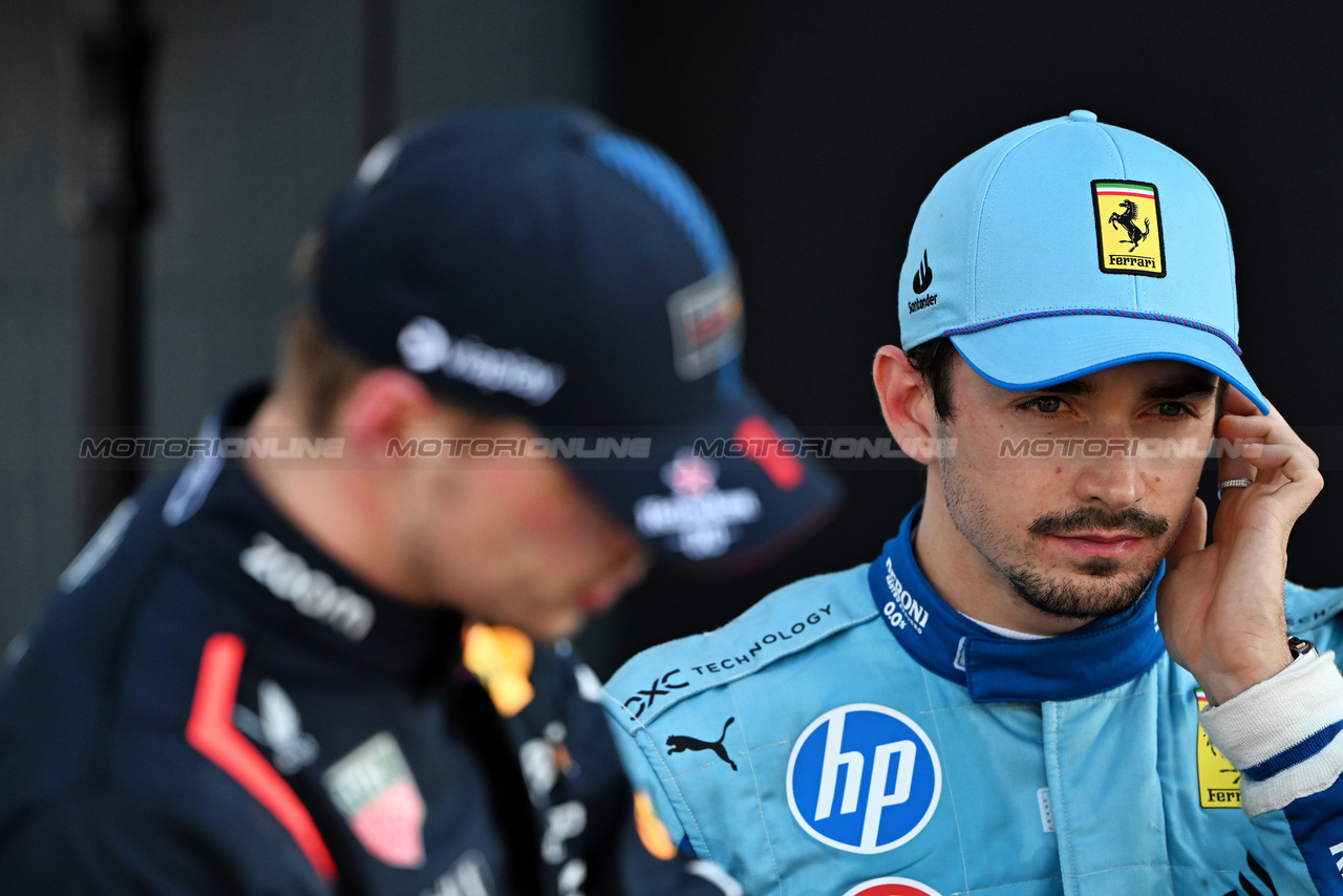 GP MIAMI, Charles Leclerc (MON) Ferrari in qualifying parc ferme.

04.05.2024. Formula 1 World Championship, Rd 6, Miami Grand Prix, Miami, Florida, USA, Sprint e Qualifiche Day.

- www.xpbimages.com, EMail: requests@xpbimages.com © Copyright: Price / XPB Images