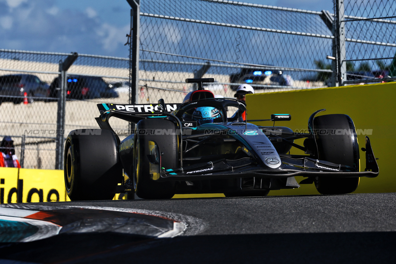 GP MIAMI, George Russell (GBR) Mercedes AMG F1 W15.

04.05.2024. Formula 1 World Championship, Rd 6, Miami Grand Prix, Miami, Florida, USA, Sprint e Qualifiche Day.

 - www.xpbimages.com, EMail: requests@xpbimages.com © Copyright: Coates / XPB Images