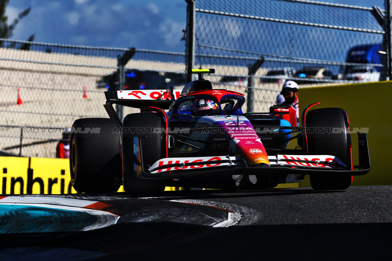 GP MIAMI, Yuki Tsunoda (JPN) RB VCARB 01.

04.05.2024. Formula 1 World Championship, Rd 6, Miami Grand Prix, Miami, Florida, USA, Sprint e Qualifiche Day.

 - www.xpbimages.com, EMail: requests@xpbimages.com © Copyright: Coates / XPB Images