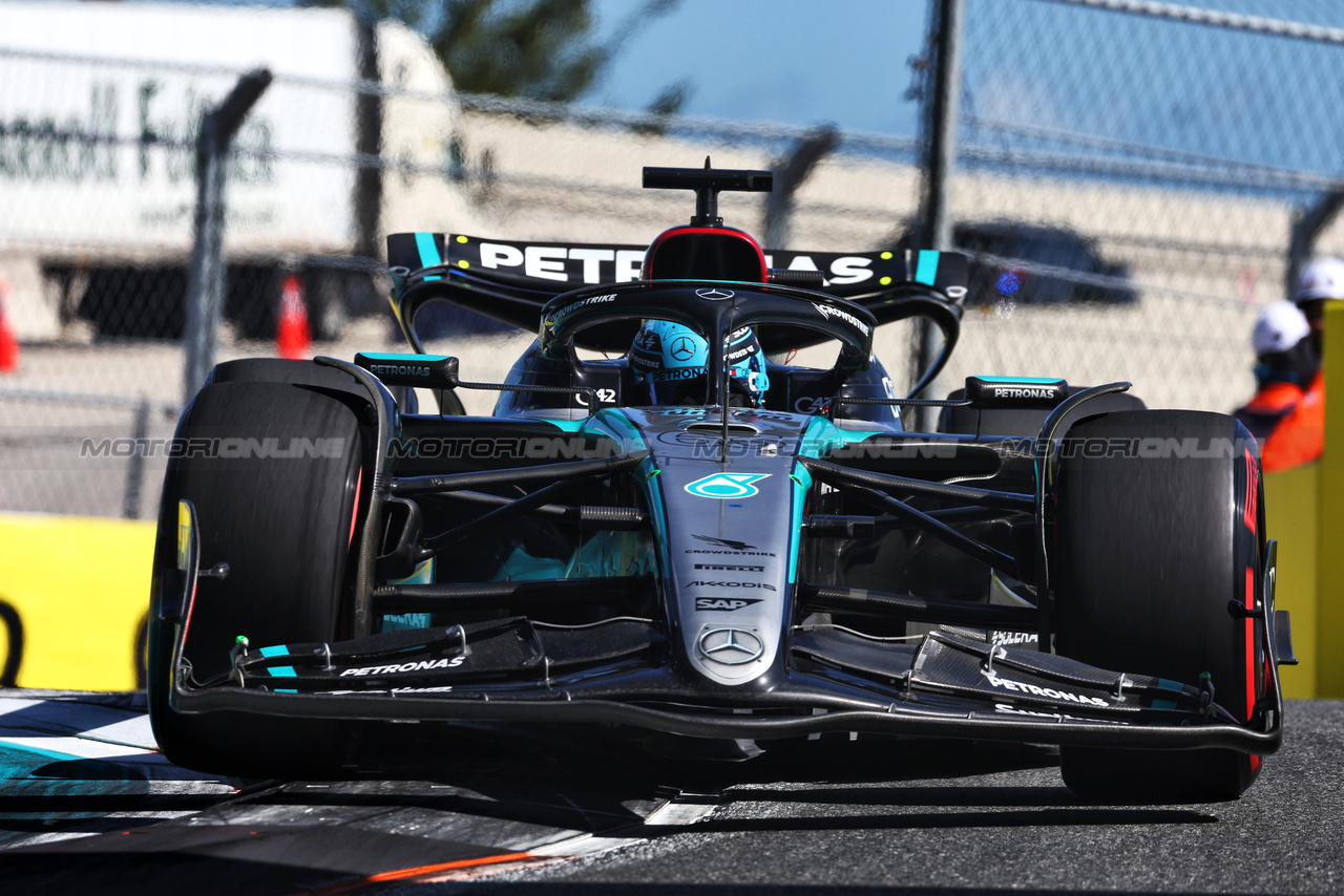 GP MIAMI, George Russell (GBR) Mercedes AMG F1 W15.

04.05.2024. Formula 1 World Championship, Rd 6, Miami Grand Prix, Miami, Florida, USA, Sprint e Qualifiche Day.

 - www.xpbimages.com, EMail: requests@xpbimages.com © Copyright: Coates / XPB Images