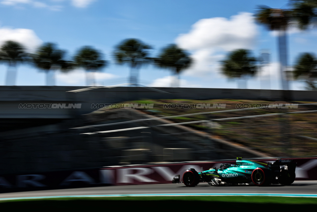 GP MIAMI, Fernando Alonso (ESP) Aston Martin F1 Team AMR24.

04.05.2024. Formula 1 World Championship, Rd 6, Miami Grand Prix, Miami, Florida, USA, Sprint e Qualifiche Day.

 - www.xpbimages.com, EMail: requests@xpbimages.com © Copyright: Coates / XPB Images