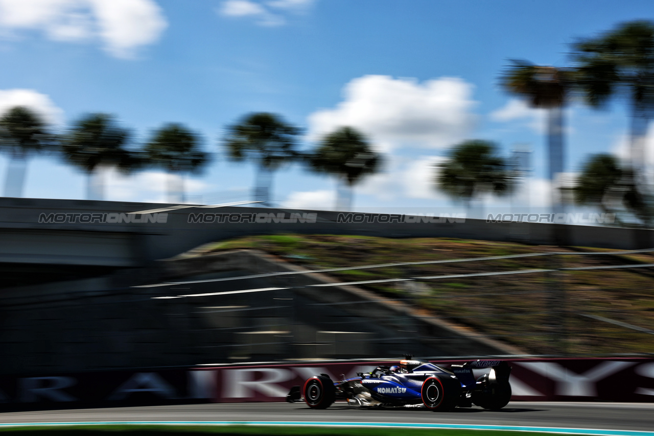 GP MIAMI, Alexander Albon (THA) Williams Racing FW46.

04.05.2024. Formula 1 World Championship, Rd 6, Miami Grand Prix, Miami, Florida, USA, Sprint e Qualifiche Day.

 - www.xpbimages.com, EMail: requests@xpbimages.com © Copyright: Coates / XPB Images