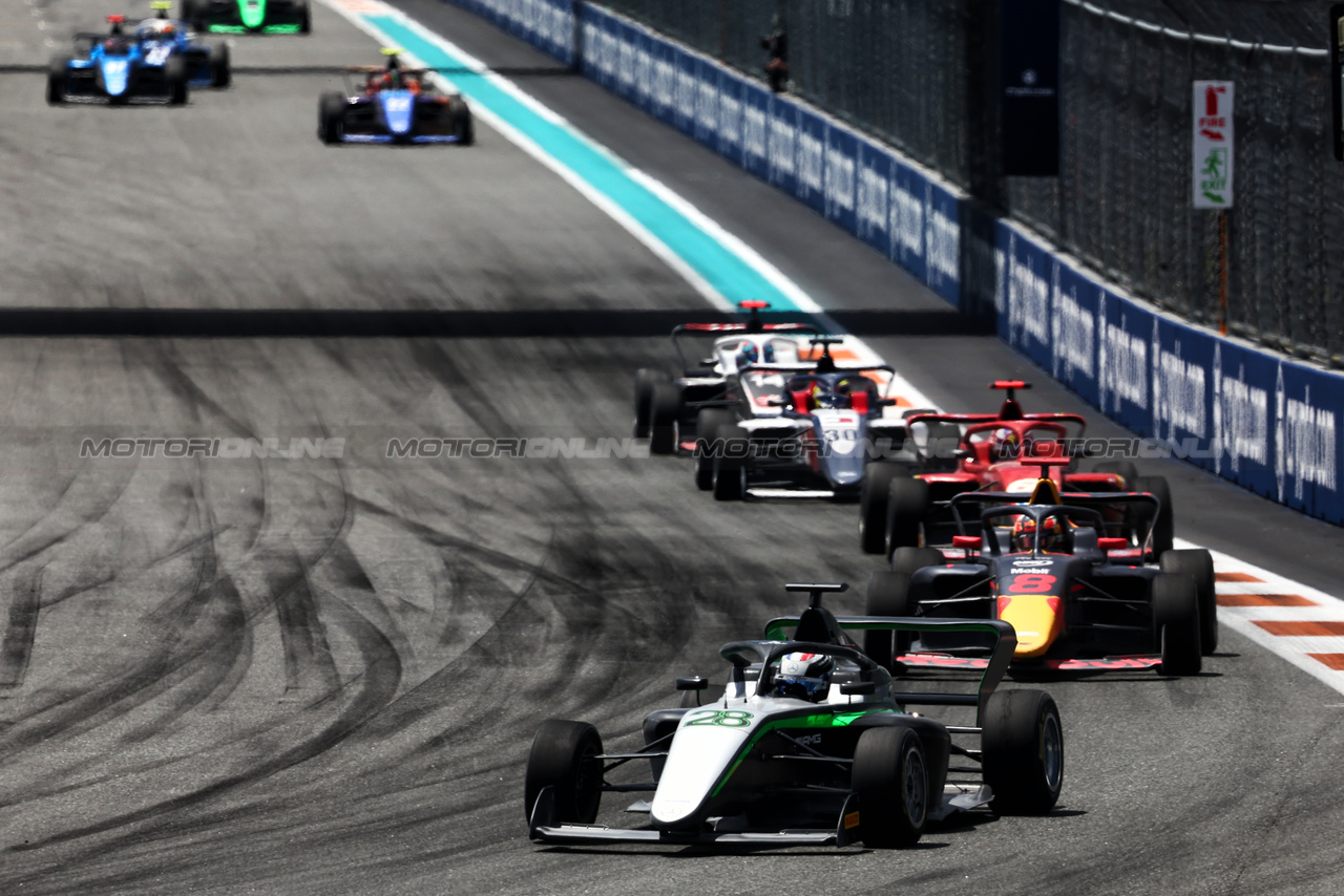 GP MIAMI, Doriane Pin (FRA) Prema Racing.

04.05.2024. FIA Formula Academy, Rd 2, Gara 1, Miami, Florida, USA, Saturday.

- www.xpbimages.com, EMail: requests@xpbimages.com Copyright: XPB Images