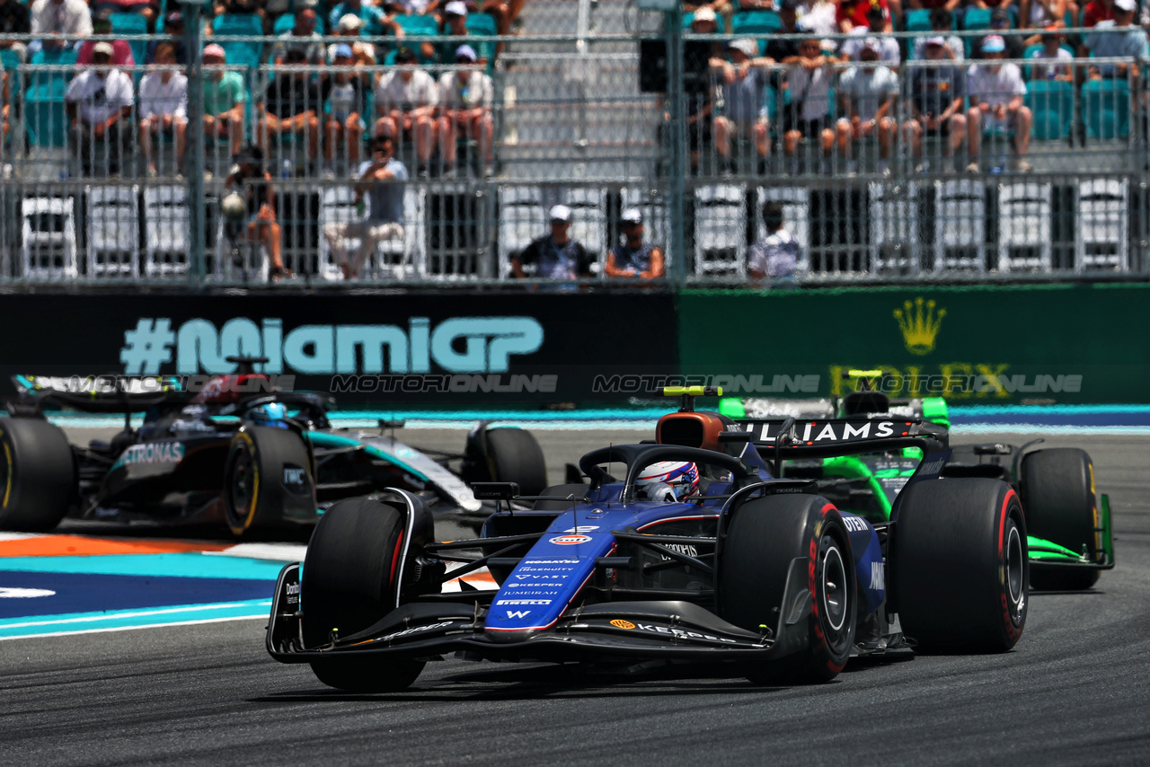 GP MIAMI, Logan Sargeant (USA) Williams Racing FW46.

04.05.2024. Formula 1 World Championship, Rd 6, Miami Grand Prix, Miami, Florida, USA, Sprint e Qualifiche Day.

 - www.xpbimages.com, EMail: requests@xpbimages.com © Copyright: Staley / XPB Images