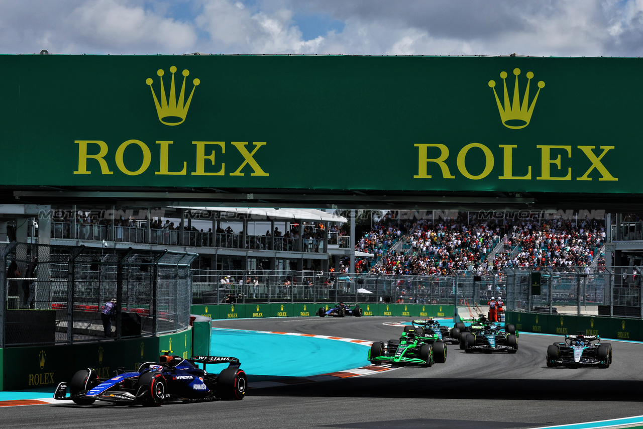 GP MIAMI, Logan Sargeant (USA) Williams Racing FW46.

04.05.2024. Formula 1 World Championship, Rd 6, Miami Grand Prix, Miami, Florida, USA, Sprint e Qualifiche Day.

- www.xpbimages.com, EMail: requests@xpbimages.com © Copyright: Moy / XPB Images