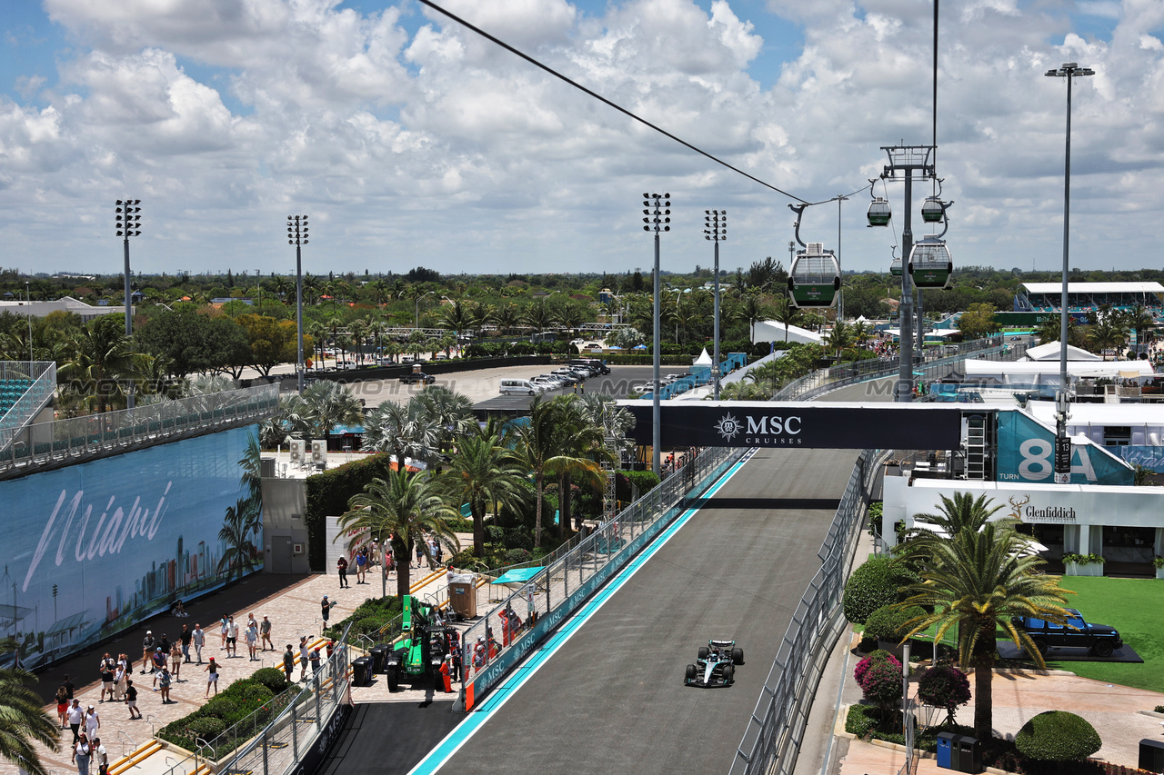 GP MIAMI, George Russell (GBR) Mercedes AMG F1 W15.

03.05.2024. Formula 1 World Championship, Rd 6, Miami Grand Prix, Miami, Florida, USA, Sprint Qualifiche Day.

- www.xpbimages.com, EMail: requests@xpbimages.com © Copyright: Moy / XPB Images