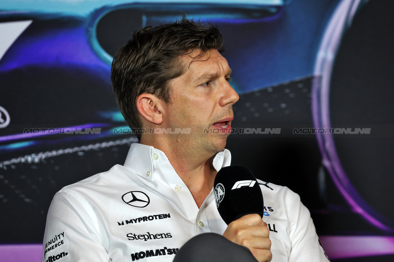 GP MIAMI, James Vowles (GBR) Williams Racing Team Principal in the FIA Press Conference.

03.05.2024. Formula 1 World Championship, Rd 6, Miami Grand Prix, Miami, Florida, USA, Sprint Qualifiche Day.

- www.xpbimages.com, EMail: requests@xpbimages.com © Copyright: Bearne / XPB Images