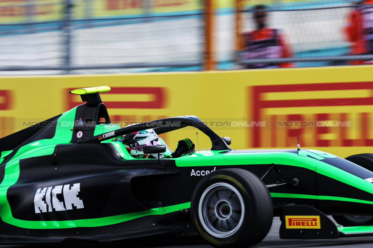 GP MIAMI, Carrie Schreiner (GER) Campos Racing.

03.05.2024. FIA Formula Academy, Rd 2, Miami, Florida, USA, Venerdi'.

- www.xpbimages.com, EMail: requests@xpbimages.com Copyright: XPB Images