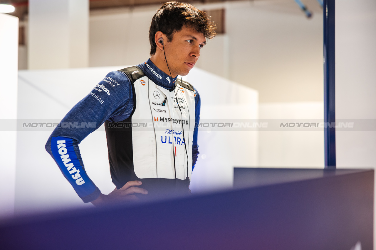 GP MIAMI, Alexander Albon (THA) Williams Racing.

03.05.2024. Formula 1 World Championship, Rd 6, Miami Grand Prix, Miami, Florida, USA, Sprint Qualifiche Day.

- www.xpbimages.com, EMail: requests@xpbimages.com © Copyright: Bearne / XPB Images