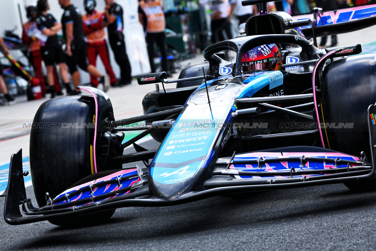 GP MIAMI, Esteban Ocon (FRA) Alpine F1 Team A524.

03.05.2024. Formula 1 World Championship, Rd 6, Miami Grand Prix, Miami, Florida, USA, Sprint Qualifiche Day.

- www.xpbimages.com, EMail: requests@xpbimages.com © Copyright: Charniaux / XPB Images