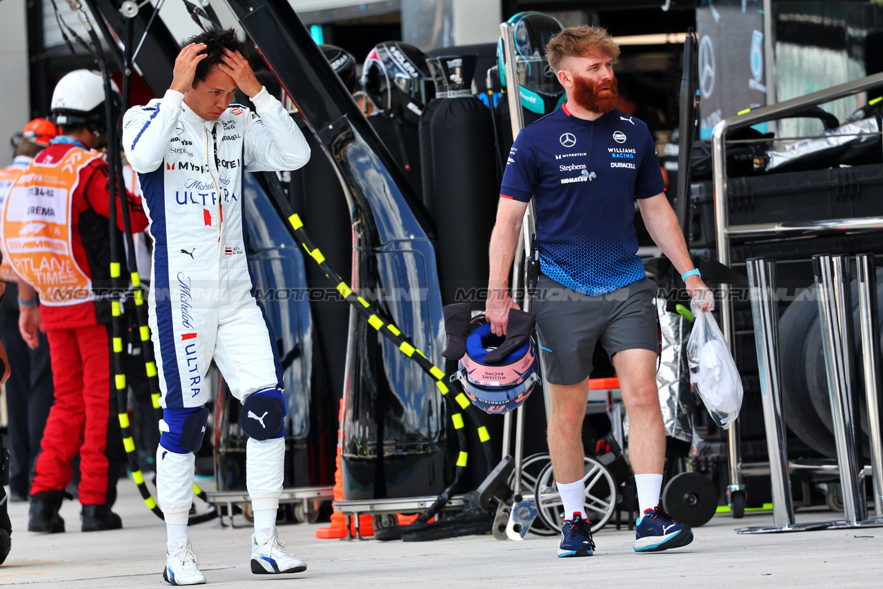 GP MIAMI, Alexander Albon (THA) Williams Racing.

03.05.2024. Formula 1 World Championship, Rd 6, Miami Grand Prix, Miami, Florida, USA, Sprint Qualifiche Day.

- www.xpbimages.com, EMail: requests@xpbimages.com © Copyright: Charniaux / XPB Images
