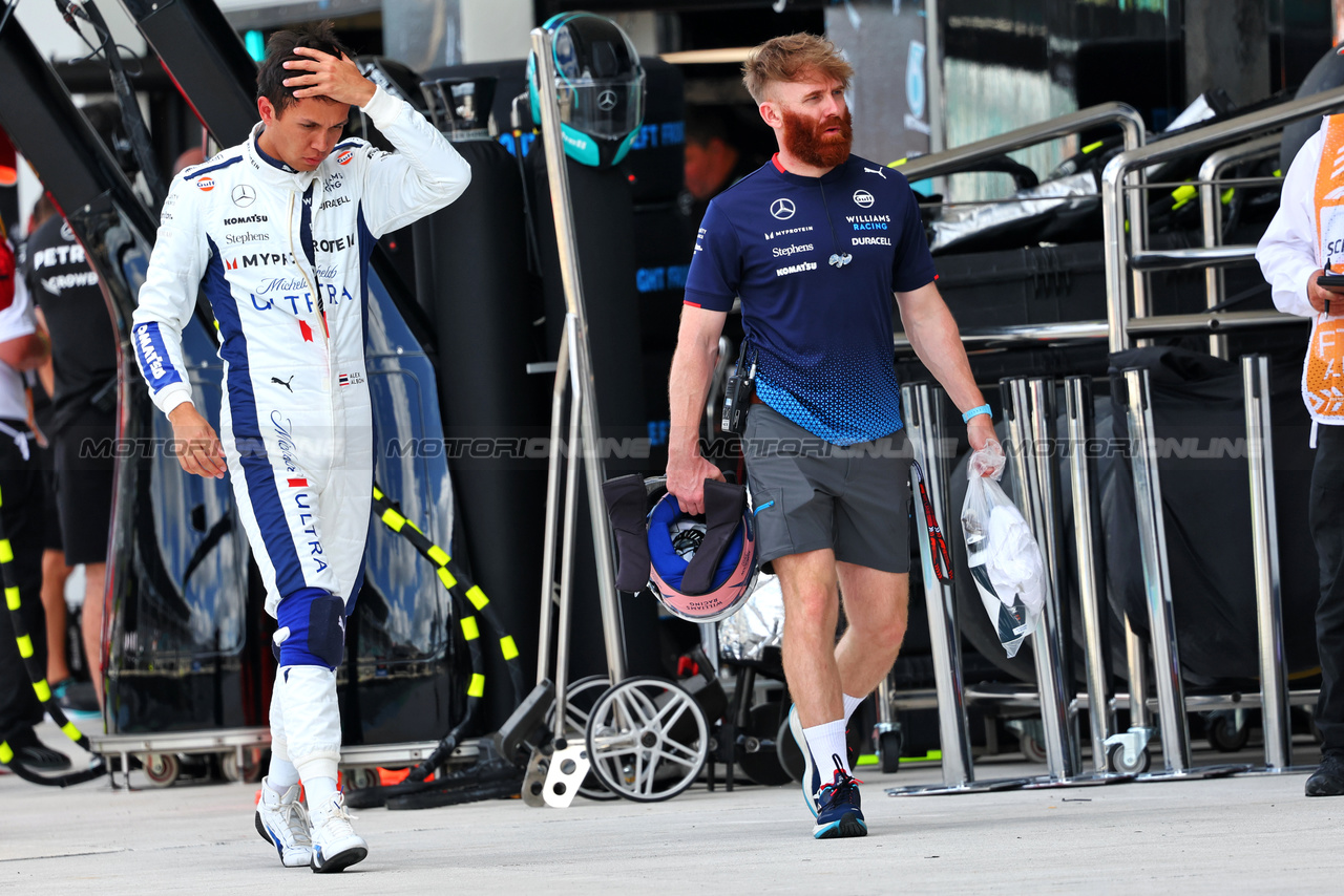 GP MIAMI, Alexander Albon (THA) Williams Racing.

03.05.2024. Formula 1 World Championship, Rd 6, Miami Grand Prix, Miami, Florida, USA, Sprint Qualifiche Day.

- www.xpbimages.com, EMail: requests@xpbimages.com © Copyright: Charniaux / XPB Images