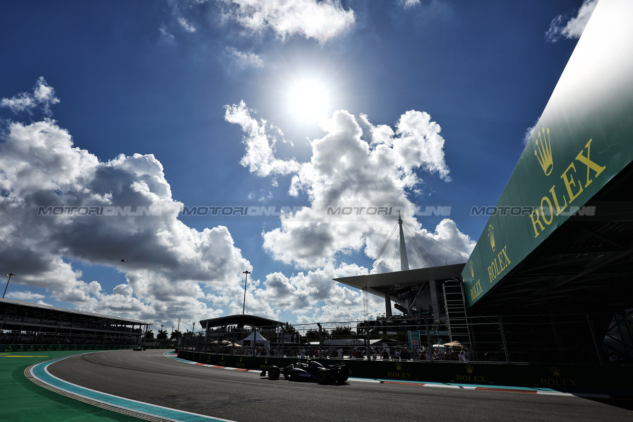 GP MIAMI, Logan Sargeant (USA) Williams Racing FW46.

03.05.2024. Formula 1 World Championship, Rd 6, Miami Grand Prix, Miami, Florida, USA, Sprint Qualifiche Day.

- www.xpbimages.com, EMail: requests@xpbimages.com © Copyright: Moy / XPB Images