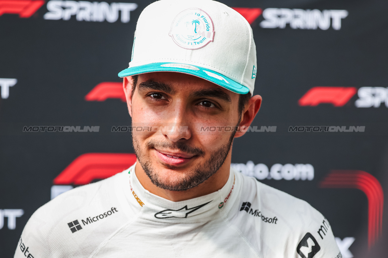 GP MIAMI, Esteban Ocon (FRA) Alpine F1 Team.

03.05.2024. Formula 1 World Championship, Rd 6, Miami Grand Prix, Miami, Florida, USA, Sprint Qualifiche Day.

- www.xpbimages.com, EMail: requests@xpbimages.com © Copyright: Bearne / XPB Images